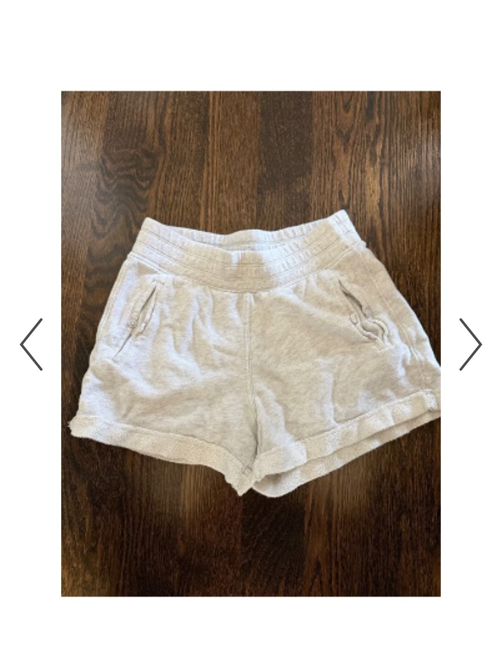 Aerie chillax fleece shorts grey xs